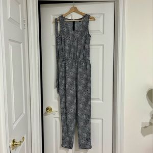 Tommy Hilfiger - Dark Blue Floral Sleeveless Jumpsuit